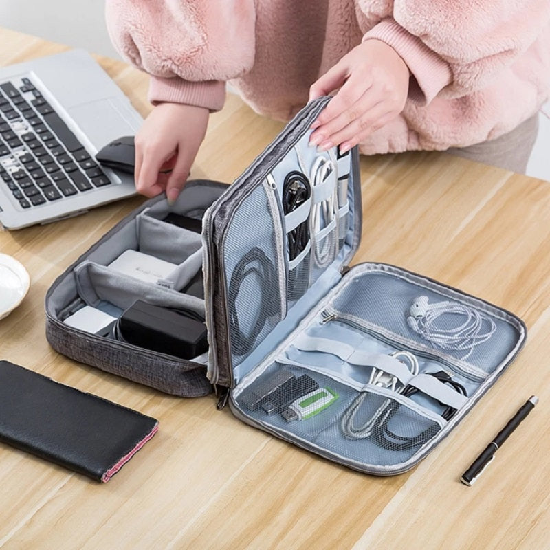 Multifunctional Electronics and Accessories Storage Travel Bag