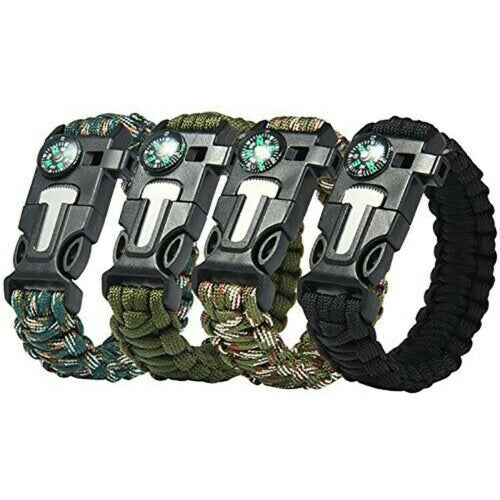 5-in-1 Paracord Survival Bracelet