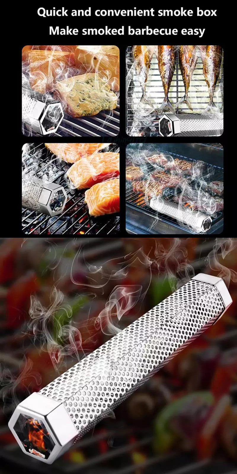 Stainless Steel Barbecue Smoke Pipe