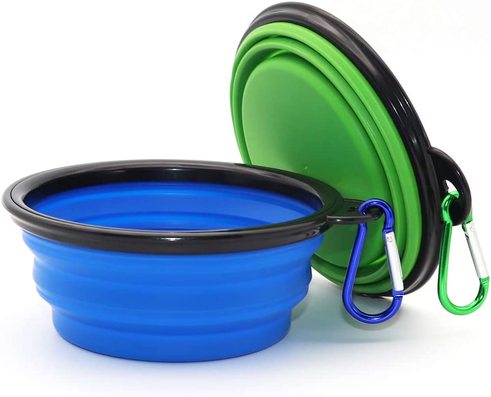 Pop-Up Pet Food & Water Bowl